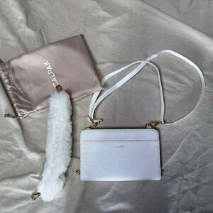 White Calpak Wallet and Passport holder in white (discontinued)